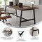 Flash Furniture Redmond 72x36 Conf Tbl w/1in. Thick Dbl Sided Laminate Tbl Top w/PVC and A-Frame Steel Bse, Walnut MT-M7236-WLT-ABF-GG - alternate 5